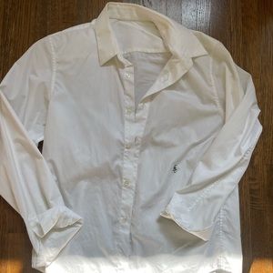 Sporty and Rich White Button Down